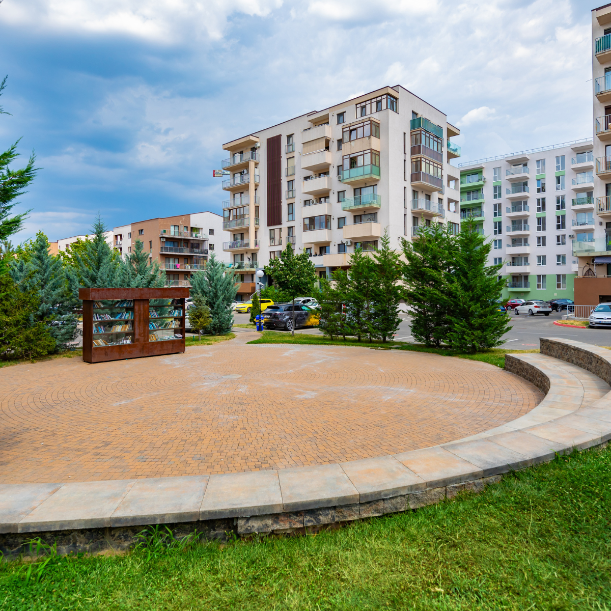 Parc privat in Class Park Residence
